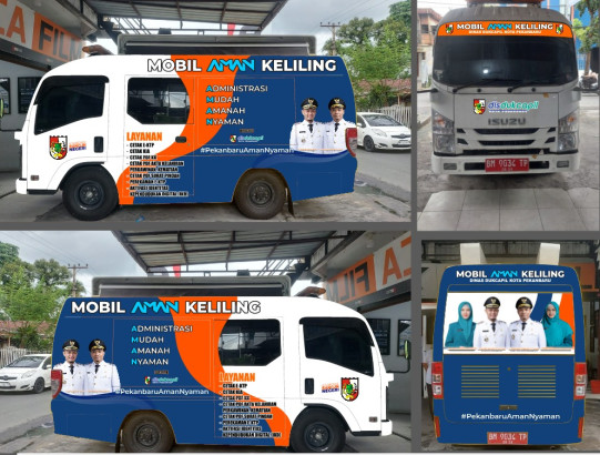 Mobil AMAN Keliling- Disdukcapil Pekanbaru: Layanan Adminduk Jemput Bola yang Mudah, Amanah, dan Nyaman
