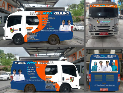 Mobil AMAN Keliling- Disdukcapil Pekanbaru: Layanan Adminduk Jemput Bola yang Mudah, Amanah, dan Nyaman